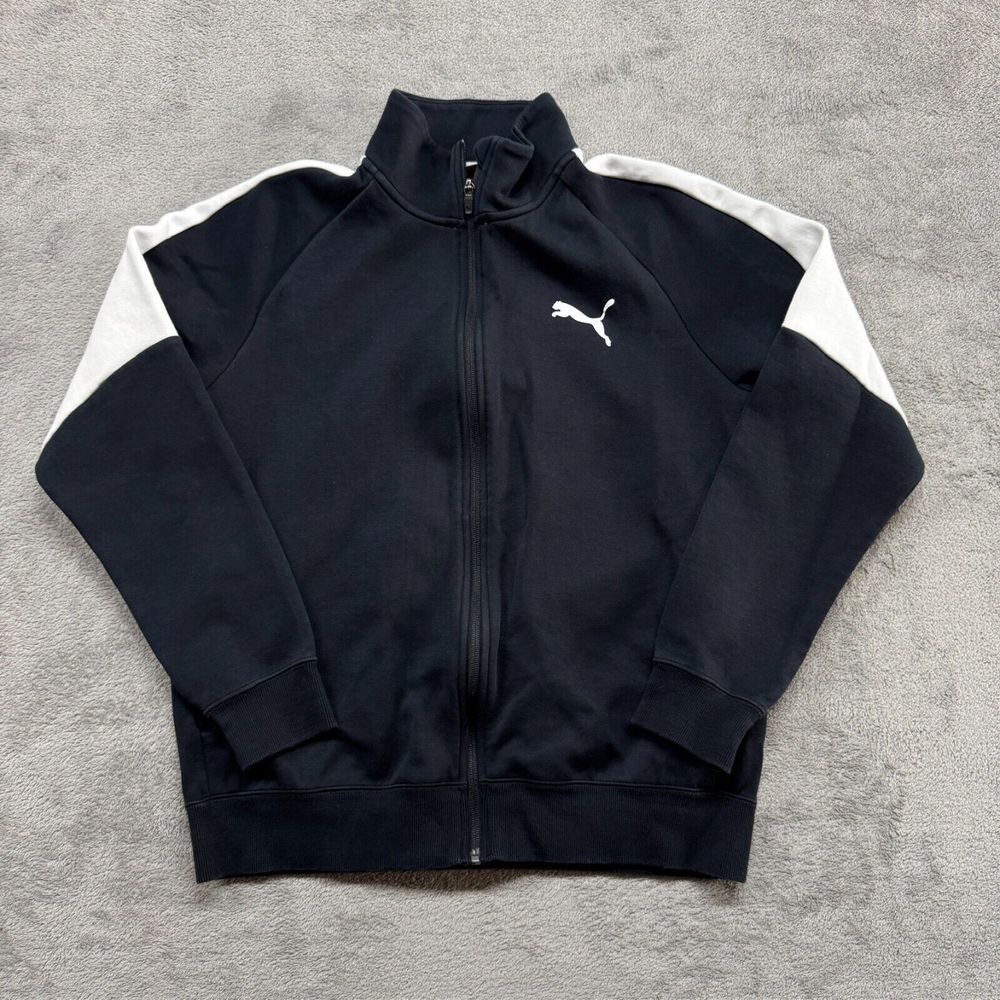 Puma Track Jacket Womens Medium Black Se Puma Way 1 Training Performance Outdoor